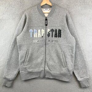 Trapstar Chenille Full zip jacket Grey size XL
